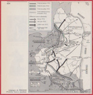 Campagne De Pologne. Première Guerre Mondiale. Carte Historique. Larousse 1960. - Historical Documents