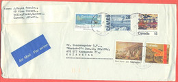 Canada 1996. The Envelope Passed Through The Mail. Airmail. - Brieven En Documenten