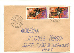 CONGO MADZIA 1978 - Affranchissement Multiple Sur Lettre  - Lutte Des Bondjos - Other & Unclassified