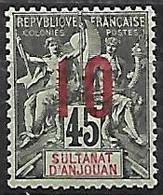 ANJOUAN N°27 N* - Unused Stamps