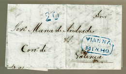 Portugal, 1848, Viana-Valença - ...-1853 Vorphilatelie