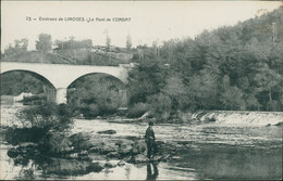 87 CONDAT SUR VIENNE / Le Pont / CARTE ANIMEE - Condat Sur Vienne