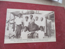 CPA Mission Des Salomon Septentrionales R.P. Léon Chaize Nouvelle Guinée - Papua-Neuguinea