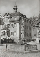 SARNEN → Das Rathaus Von Sarnen Mit Oldtimer Anno 1957 - Sarnen