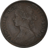 Monnaie, Grande-Bretagne, Victoria, Farthing, 1872, TTB, Bronze, KM:747.2 - B. 1 Farthing