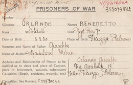 Cartolina Prigioniero Di Guerra - Prisoners Of War - POW 305 - Bagne & Bagnards