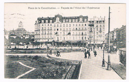 B-8681  BRUXELLES : Facede De L'Hotel De L'Esperance ( See Scans , Superb ) - Cafés, Hôtels, Restaurants