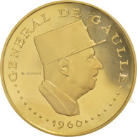 Monnaie, Tchad, De Gaulle, 10000 Francs, 1960, Paris, FDC, Or, KM:11 - Tschad