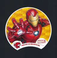 étiquette Fromage La Vache Qui Rit Bel Intercallaire Marvel  N°76048425  Iron Man - Cheese