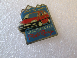 PIN'S     CITROËN   AX  4X4  PISTE ROUGE - Citroën