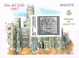 [P62] España 1997, Prueba De Lujo 13. Día Del Sello. Buzones - Proofs & Reprints