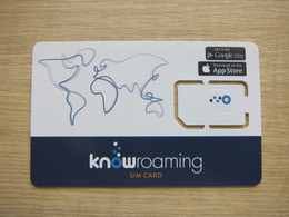 Know Roaming GSM SIM Card, Fixed Chip - [2] Tarjetas Con Chip