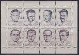 Yugoslavia 1993 National Heroes Used Michel 1530/1537 - Used Stamps