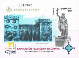 [P64] España 1997, Prueba De Artista: Exfilna 97. Gijón - Essais & Réimpressions