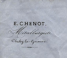 1865 LE GENIE INDUSTRIEL PARIS E.CHENOT INVENTEUR  INGENIEUR MECANICIEN METALLURGIE  CLICHY à ESPY  FOIX V. HISTORIQUE - 1800 – 1899