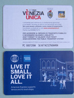 (B_17) Biglietto Venezia Unica, Accesso Vaporetti Trasporto Pubblico, 1 Ticket Fronte-retro - Europe