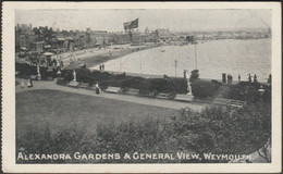 Alexandra Gardens & General View, Weymouth, 1905 - Pictorial Postcard - Weymouth