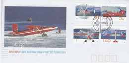 AAT 2005 Aviation In Antarctica 4v  FDC(AAT181C) - FDC