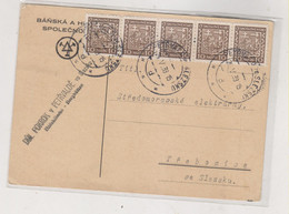 CZECHOSLOVAKIA 1938 PETRVALDE Ve SLEZKU  Nice Postcard - Covers & Documents