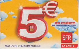 MAYOTTE - TÉLÉCARTE - GSM DU MONDE *** RECHARGE GSM - SFR 5€ - 12/10 *** - TAAF - French Southern And Antarctic Lands