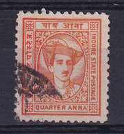 India - Indore: 1940/46   Maharaja Holkar II   SG36    ¼a    Used - Holkar