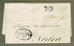 Portugal, 1822, Porto-Lisboa - ...-1853 Préphilatélie