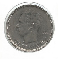 LEOPOLD III * 5 Frank 1936 Vlaams  Pos.B * Nr 10988 - 5 Francs