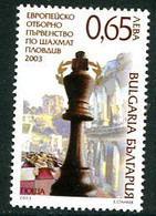 BULGARIA 2003 European Chess Team MNH / **  Michel 4613 - Nuevos