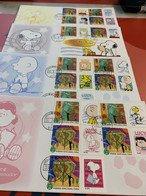 Hong Kong Stamp FDC X 4 Snoopy 2006 Official Issued - FDC