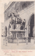 PIACENZA - CARTOLINA - STATUA DEL DUCA RANUZIO FARNESE - VIAGGIATA PER GENOVA - Piacenza