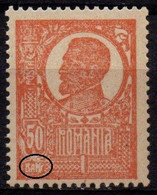 Romania 1920, Scott 255, MNH, Error BANI, King Ferdinand - Unused Stamps