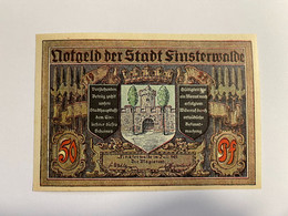 Allemagne Notgeld Finsterwalde 50  Pfennig - Sammlungen