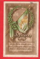 IRELAND  ST PATRICK'S DAY GREETINGS ART NOVEAU SHAMROCKS    1913 - Altri