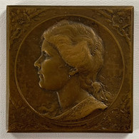 Médaille Bronze. Nederlands-Belgische Vereniging Van De Vrienden Der Medaille Als Kunstwerk. Sietske. J.C. Wienecke - Firma's