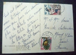 Polynésie Carte Postale 1960 Gauguin - Briefe U. Dokumente