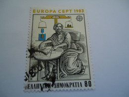 GREECE   USED  STAMPS EUROPA   83  KEY - Used Stamps