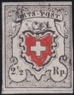 Suisse    .   Y&T     .   13  (2 Scans)   .    O   .     Oblitéré   .   /    .   Gebraucht - 1843-1852 Federale & Kantonnale Postzegels