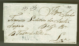 Portugal, 1846, Silves-Lisboa - ...-1853 Vorphilatelie