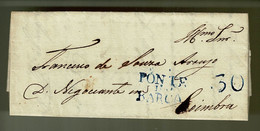 Portugal, 18..., Ponte Da Barca-Coimbra - ...-1853 Prephilately