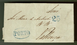 Portugal, 1838, Porto-Valença - ...-1853 Préphilatélie