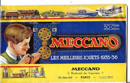 MECCANO.CATALOGUE LES MEILLEURS JOUETS 1935-36. 40 Pages Format 22 X 14 Cm (R068) - Modelismo