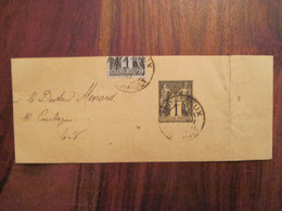 1890's Bédarieux Hérault Bande De Journal Cover - 1877-1920: Semi Modern Period