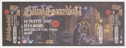 BLIND GUARDIAN TOUR 2015 CONCERT TICKET ISTANBUL TURKEY ROCK POV - Concerttickets