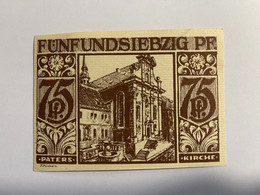 Allemagne Notgeld Paderborn 75 Pfennig - Verzamelingen