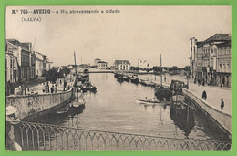 Aveiro - A Ria Atravessando A Cidade - Moliceiro - Portugal - Aveiro
