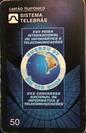 Phone Card Manufactured By Telebras In 1997 - 17th International Fair Of Informatics And Telecommunications And 30th Nat - Operatori Telecom