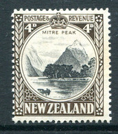 New Zealand 1935-36 Pictorials - Single Wmk. - 4d Mitre Peak - P.14 HM (SG 562) - Nuovi