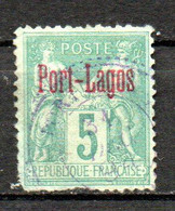 Col24 Colonies Part Lagos N° 1 Oblitéré  Cote 37,00€ - Used Stamps