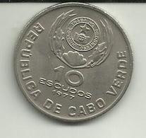 10 Escudos 1977 Cabo Verde - Cape Verde