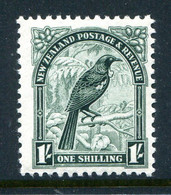 New Zealand 1935-36 Pictorials - Single Wmk. - 1/- Parson Bird - P.14 X 13½ HM (SG 567) - Unused Stamps